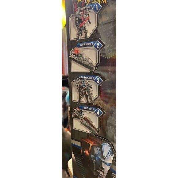 DARTH VADER TO STAR DESTROYER Star Wars Transformers Crossovers Hasbro 2011 NEW - Picture 6 of 11